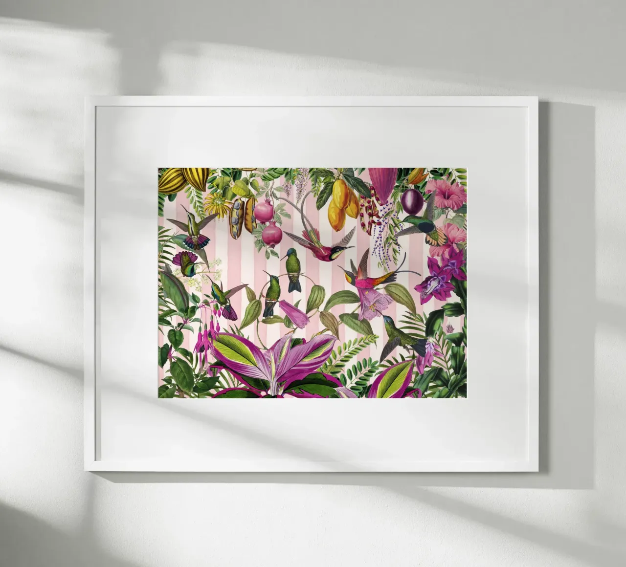 Paradiso esotico nascosto dei colibrì poster da Andrea Haase Vintage World