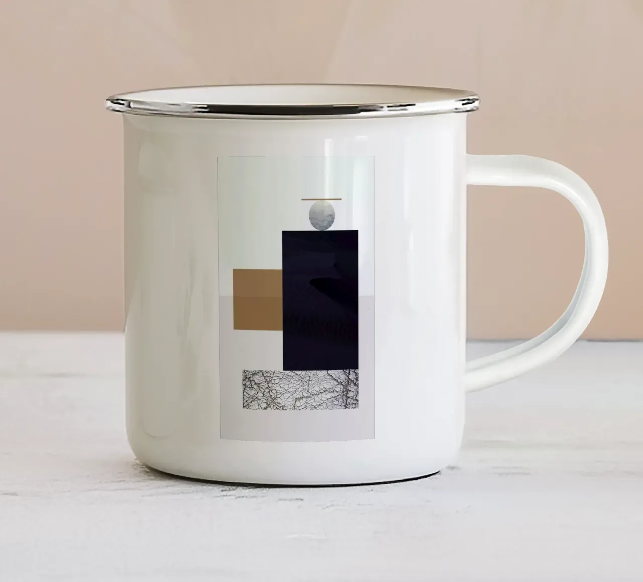 Iva 06 taza de esmalte de The Home Office Studio