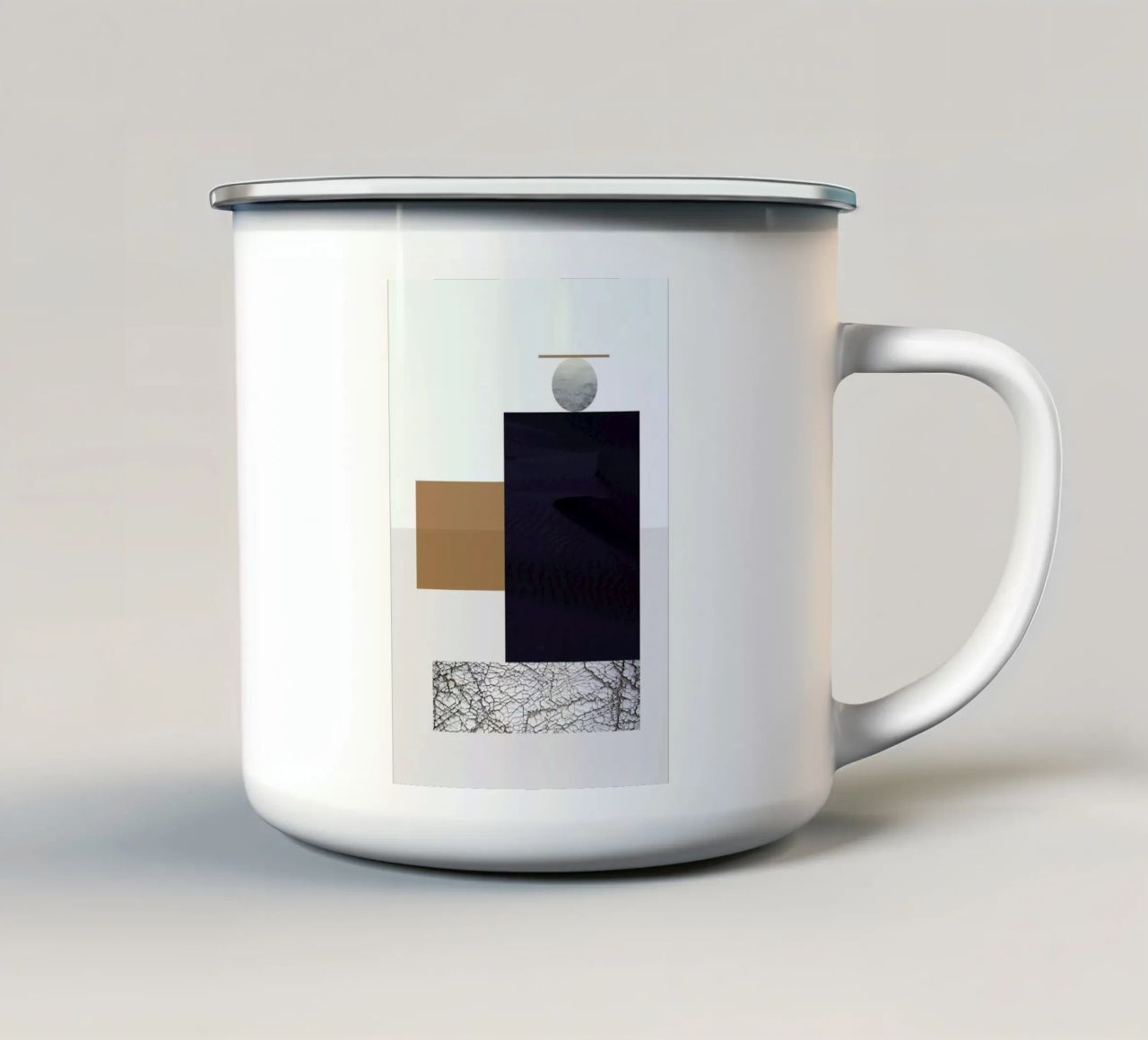 Iva 06 tazza in smalto da The Home Office Studio