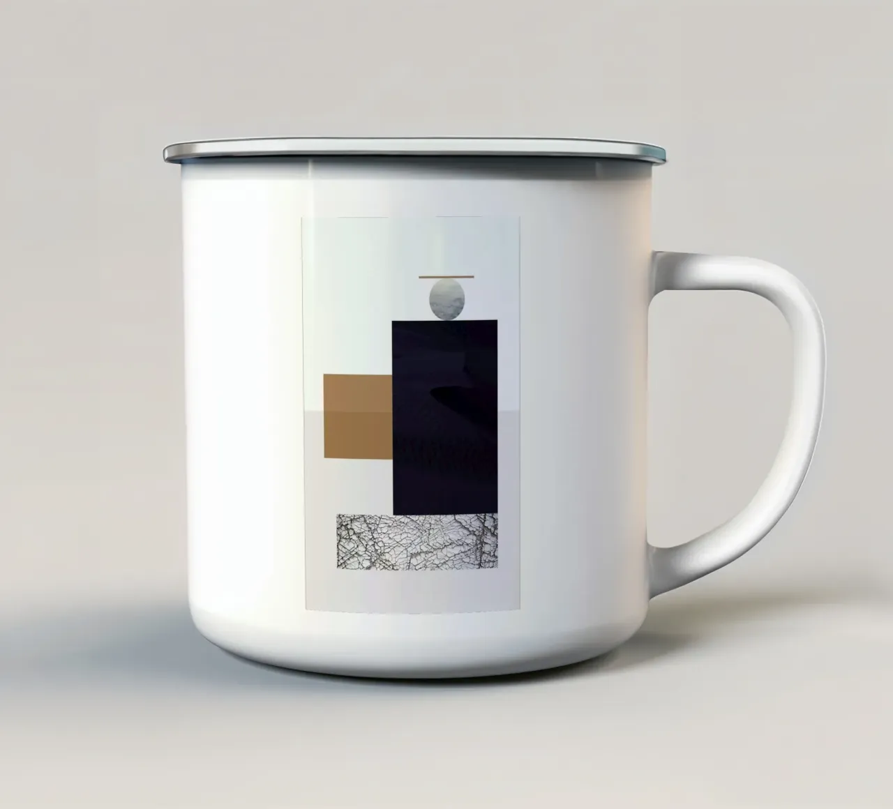 Iva 06 taza de esmalte de The Home Office Studio