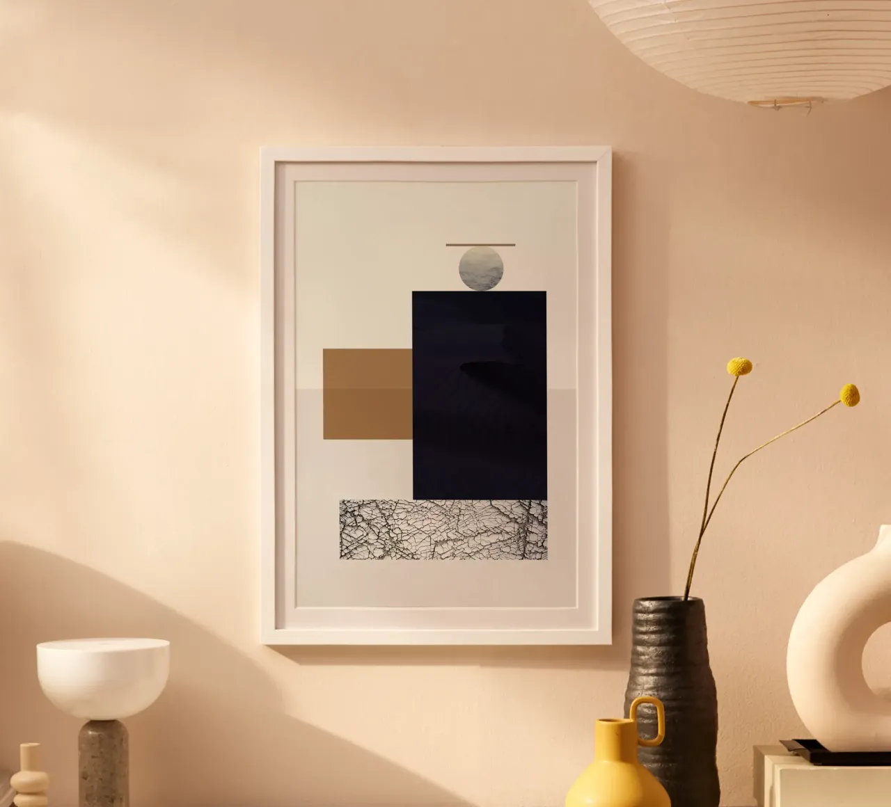 Iva 06 poster with aluminum frame by The Home Office Studio