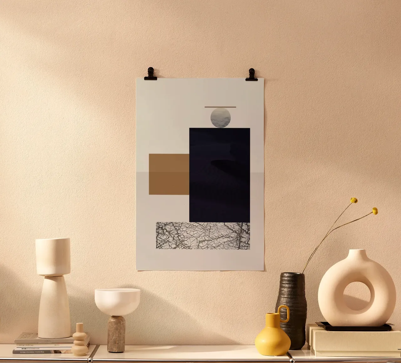 Iva 06 poster with aluminum frame by The Home Office Studio