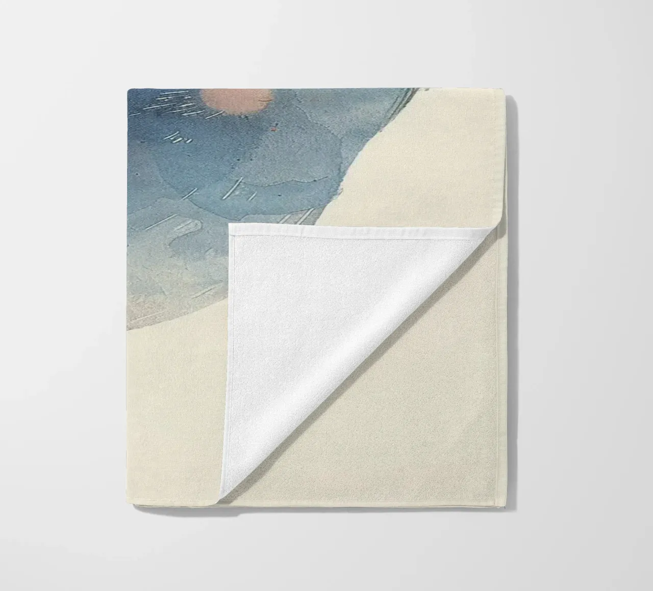Illustrazione ad acquerello di un uccello blu telo mare da DesignDoodle