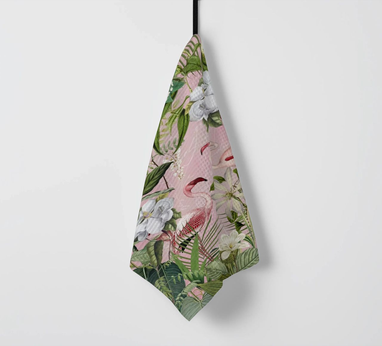 Flamingo Jungle Exotic Island torchon de Andrea Haase Vintage World