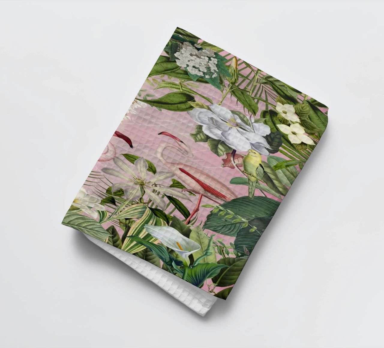 Flamingo Jungle Exotic Island torchon de Andrea Haase Vintage World