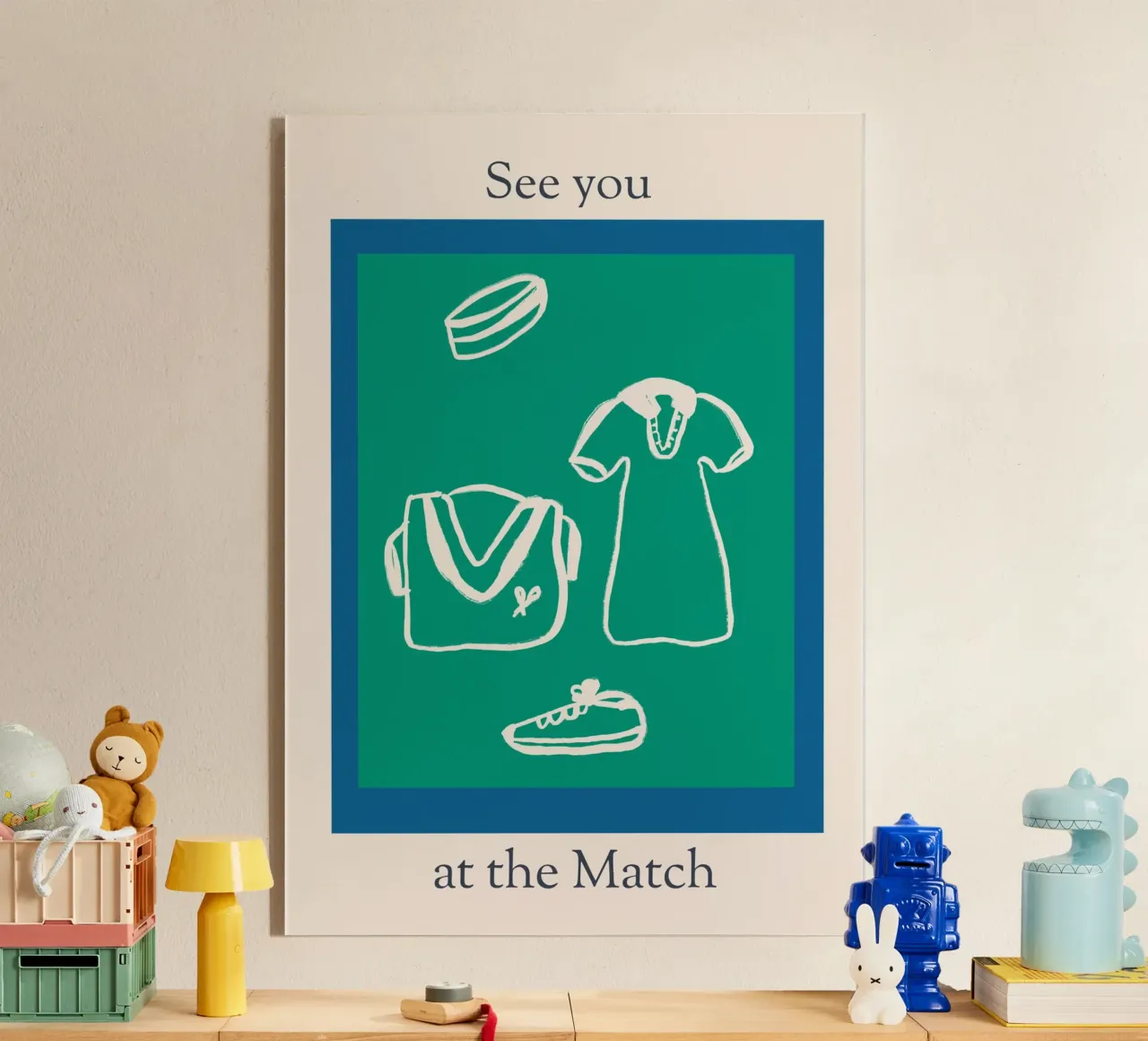 See You At The Match No 02 plexiglass da treechild