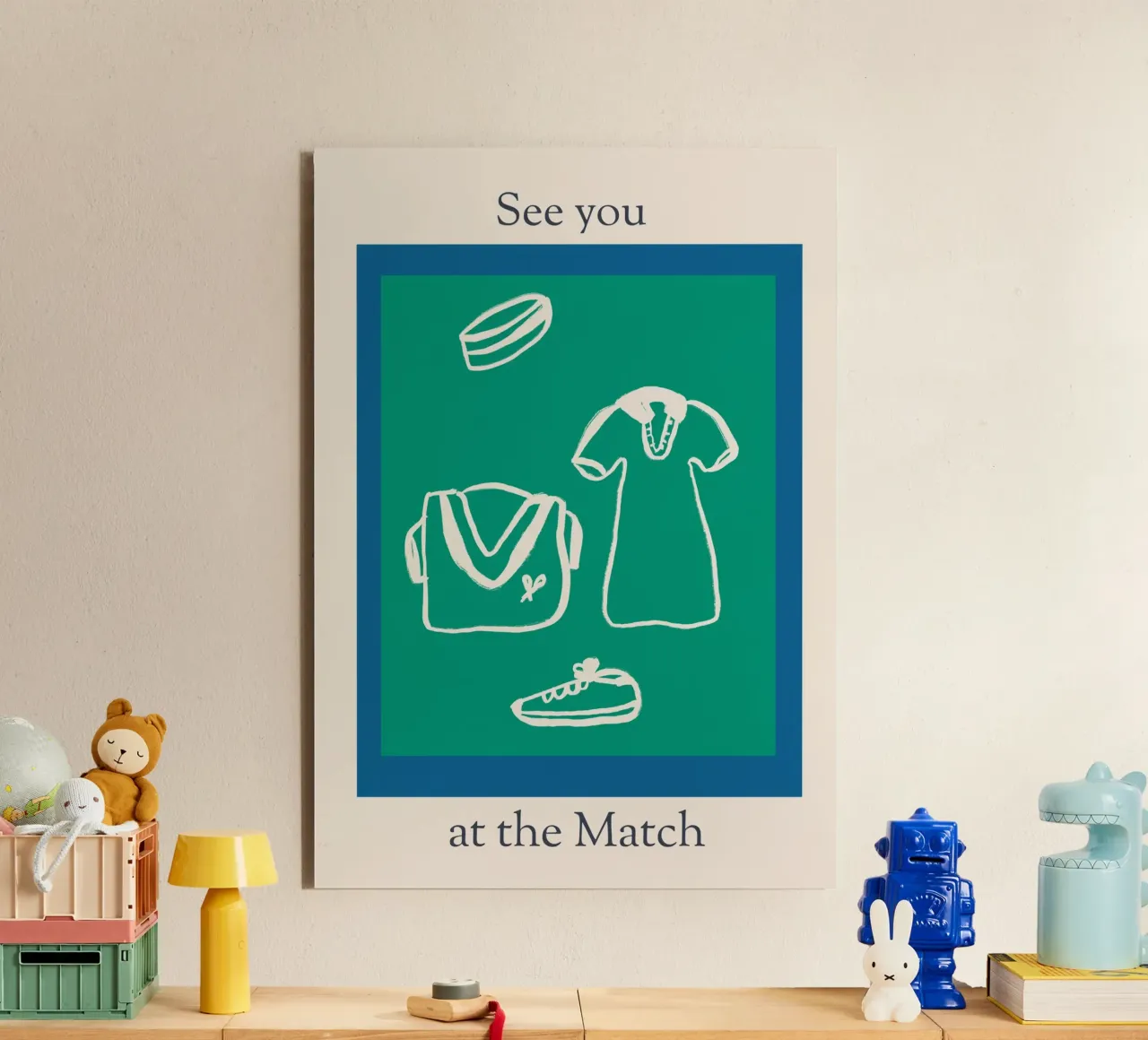 See You At The Match No 02 alluminio dibond da treechild