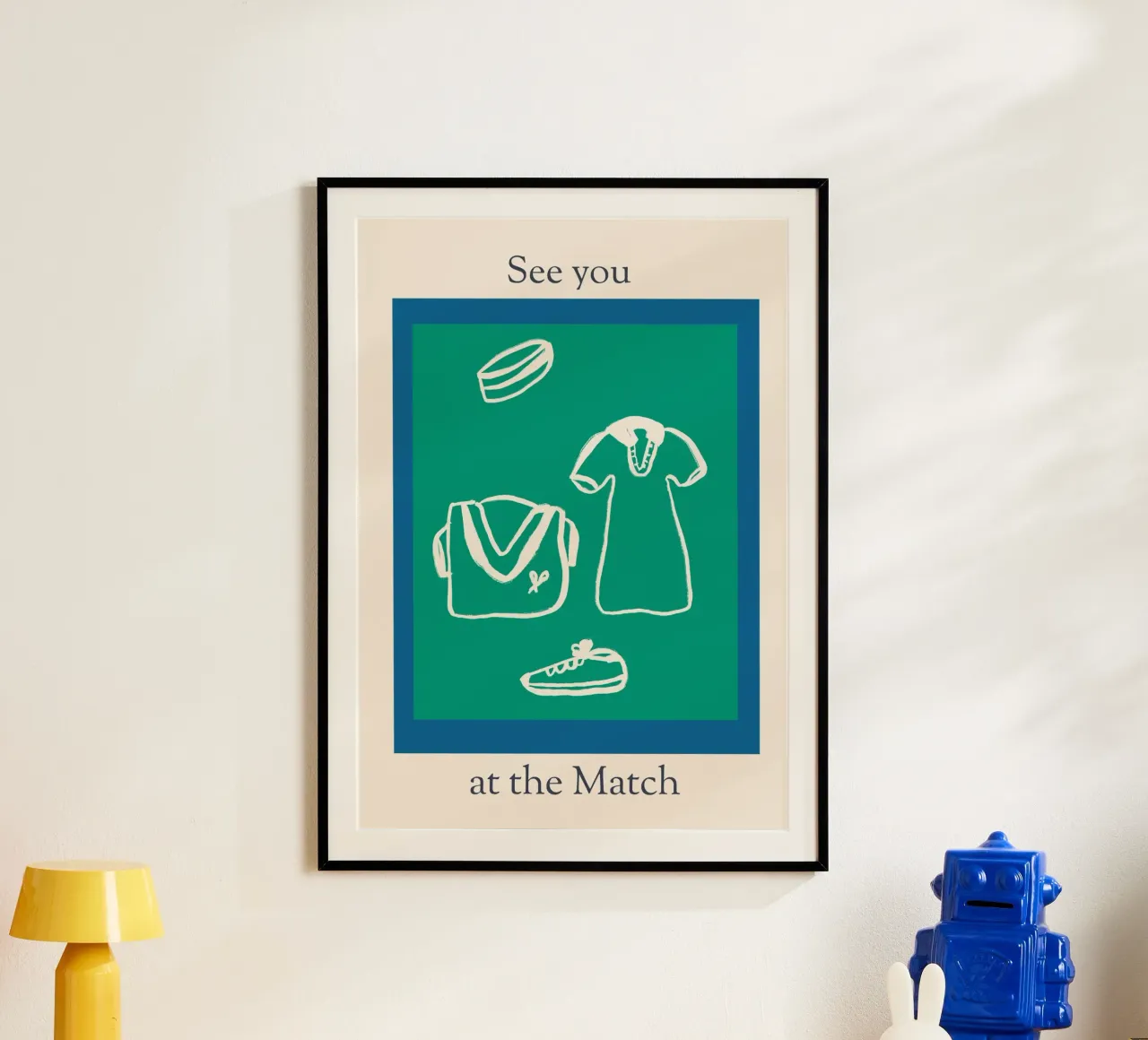 See You At The Match No 02 carta hahnemühle da treechild