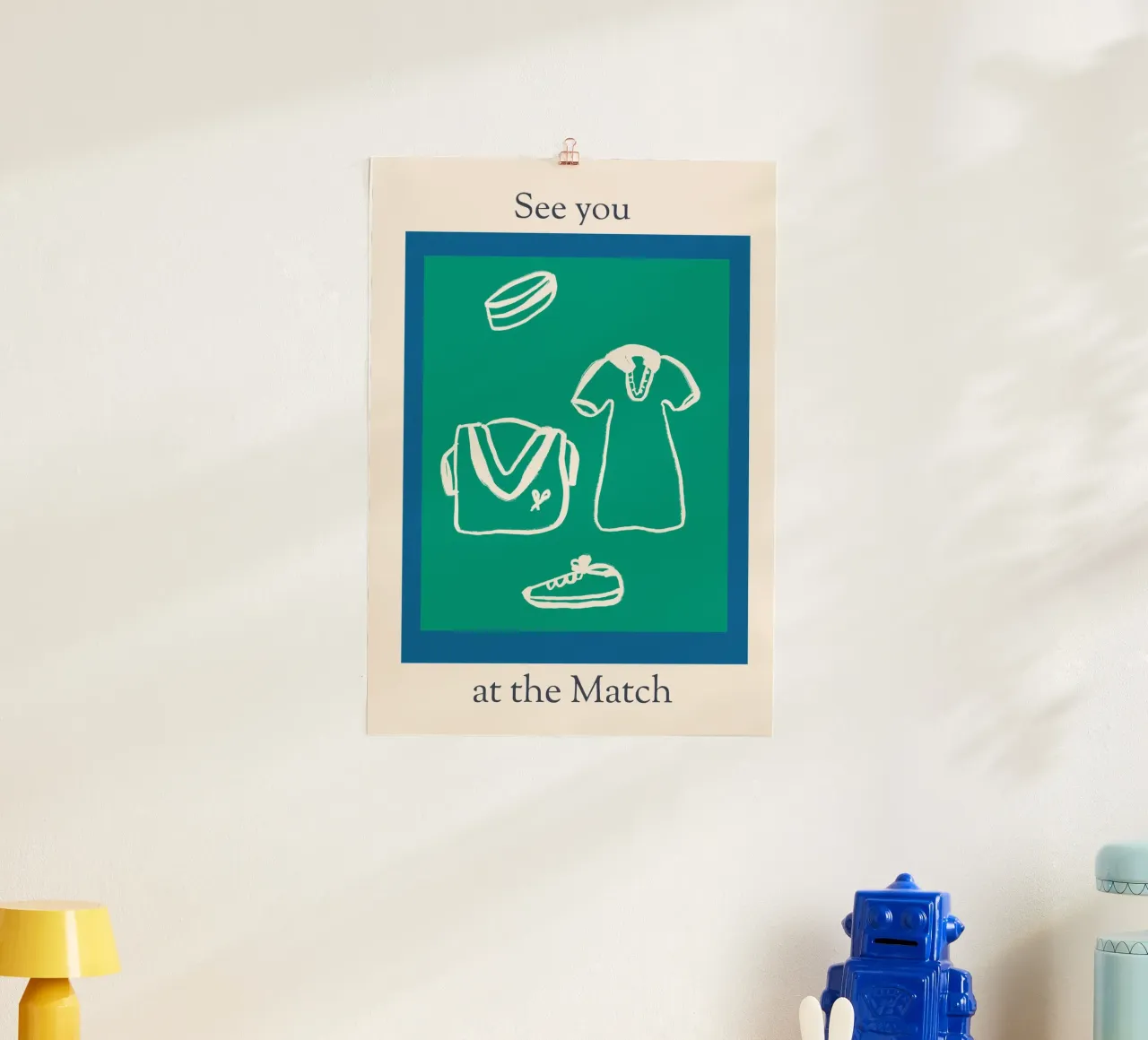 See You At The Match No 02 carta hahnemühle da treechild