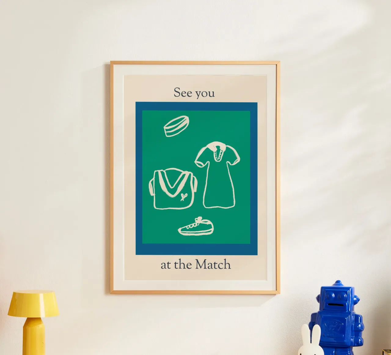 See You At The Match No 02 carta hahnemühle da treechild