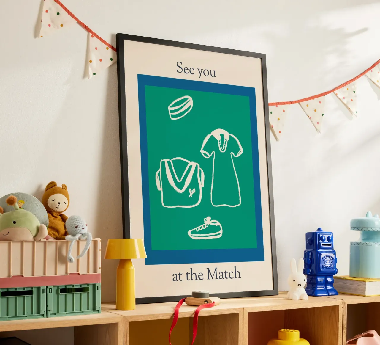 See You At The Match No 02 carta hahnemühle da treechild