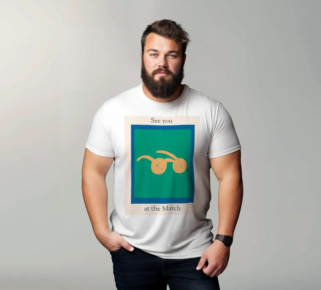 See You At The Match No 03 t-shirt da treechild