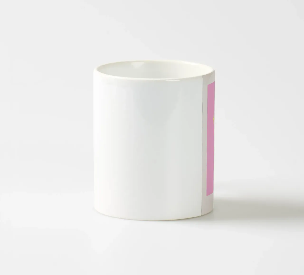 Abstract Pink and Yellow tazza in ceramica da GraceDigitalArtCo