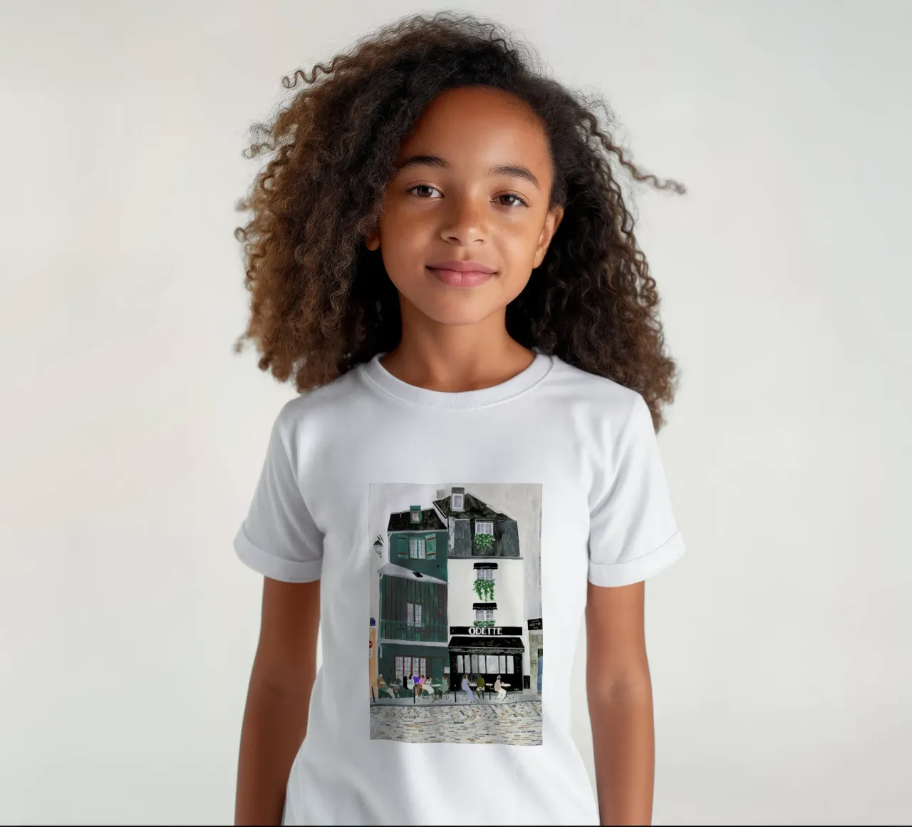 A Day In Paris kids t-shirt by Isabelle Vandeplassche