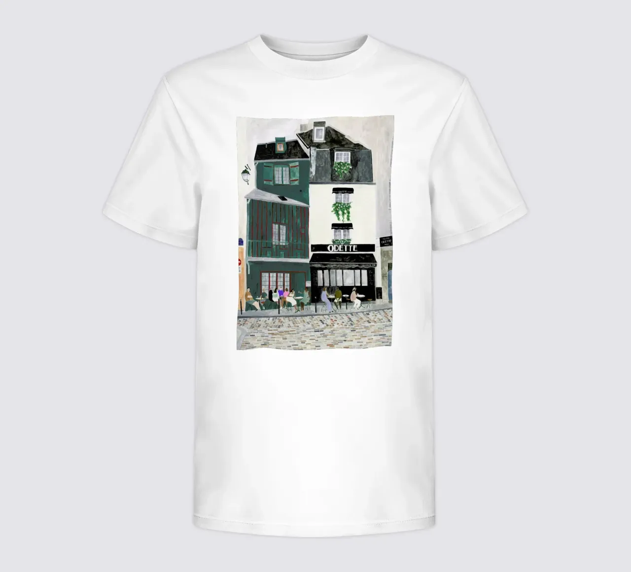 A Day In Paris kids t-shirt by Isabelle Vandeplassche