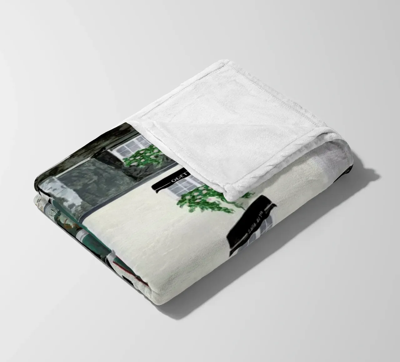 A Day In Paris coperta in pile da Isabelle Vandeplassche