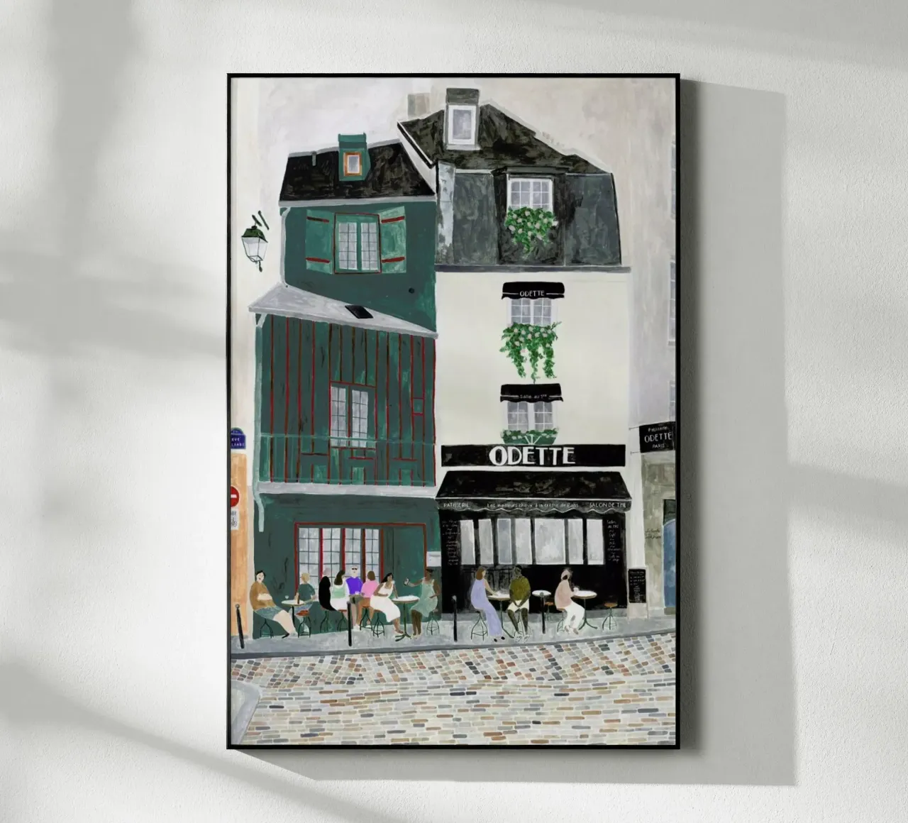A Day In Paris Acryl-Glas von Isabelle Vandeplassche