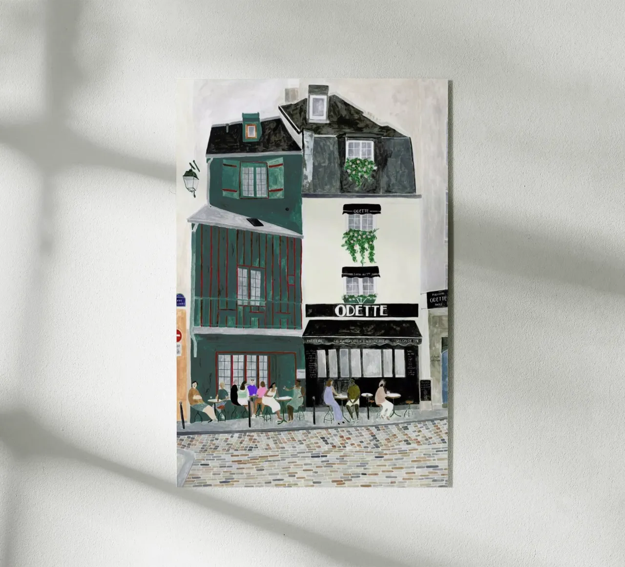 A Day In Paris Acryl-Glas von Isabelle Vandeplassche
