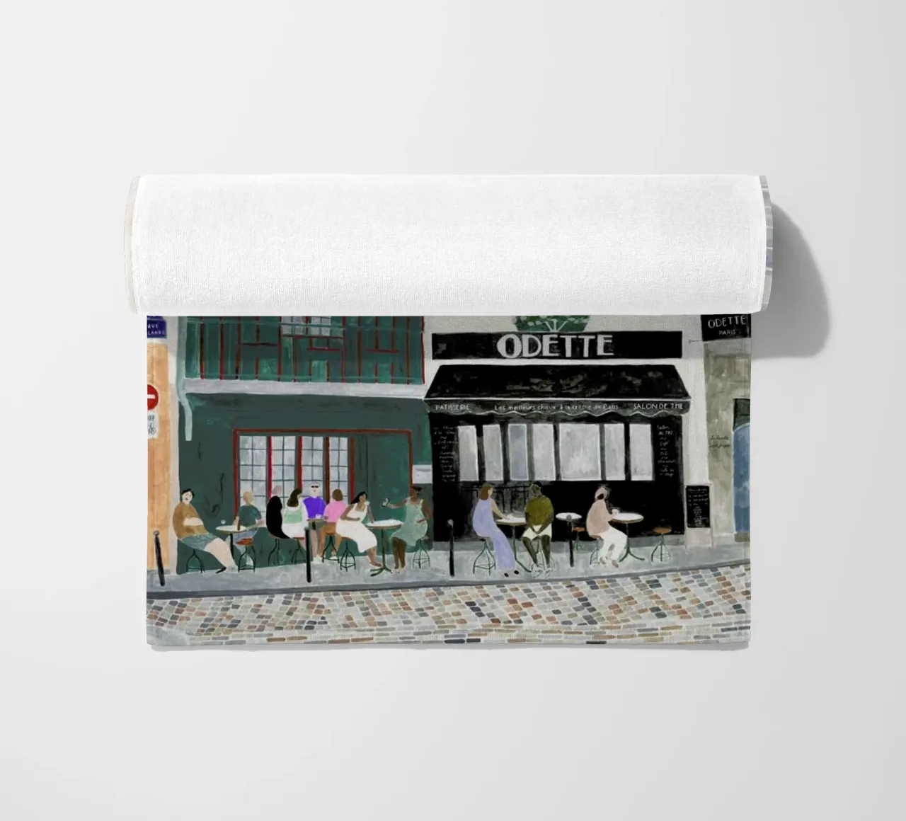A Day In Paris telo mare da Isabelle Vandeplassche