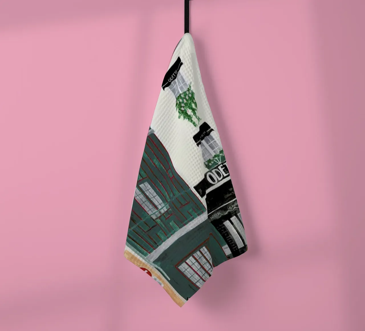 A Day In Paris tea towel by Isabelle Vandeplassche