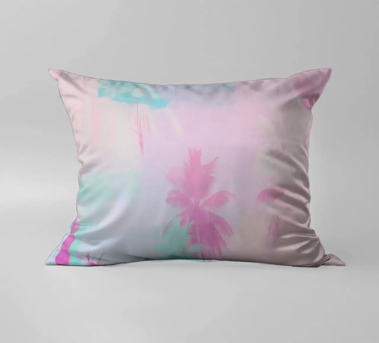 Pink Palm Tree Art cuscino da GraceDigitalArtCo