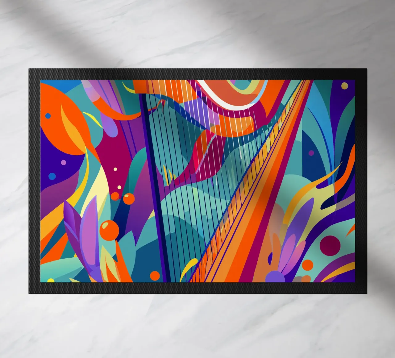 arpa pittura arte moderna zerbino da jasmine