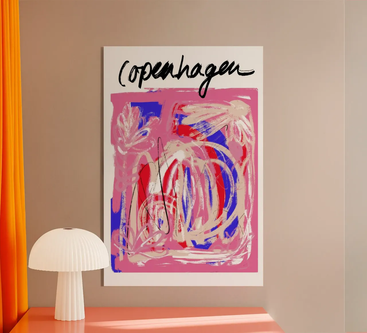 Copenhagen Abstract plexiglass da GraceDigitalArtCo