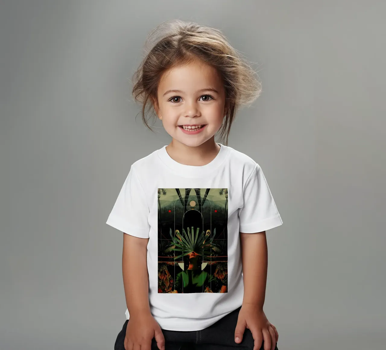 She Saw The Equator kids t-shirt by Frank Moth