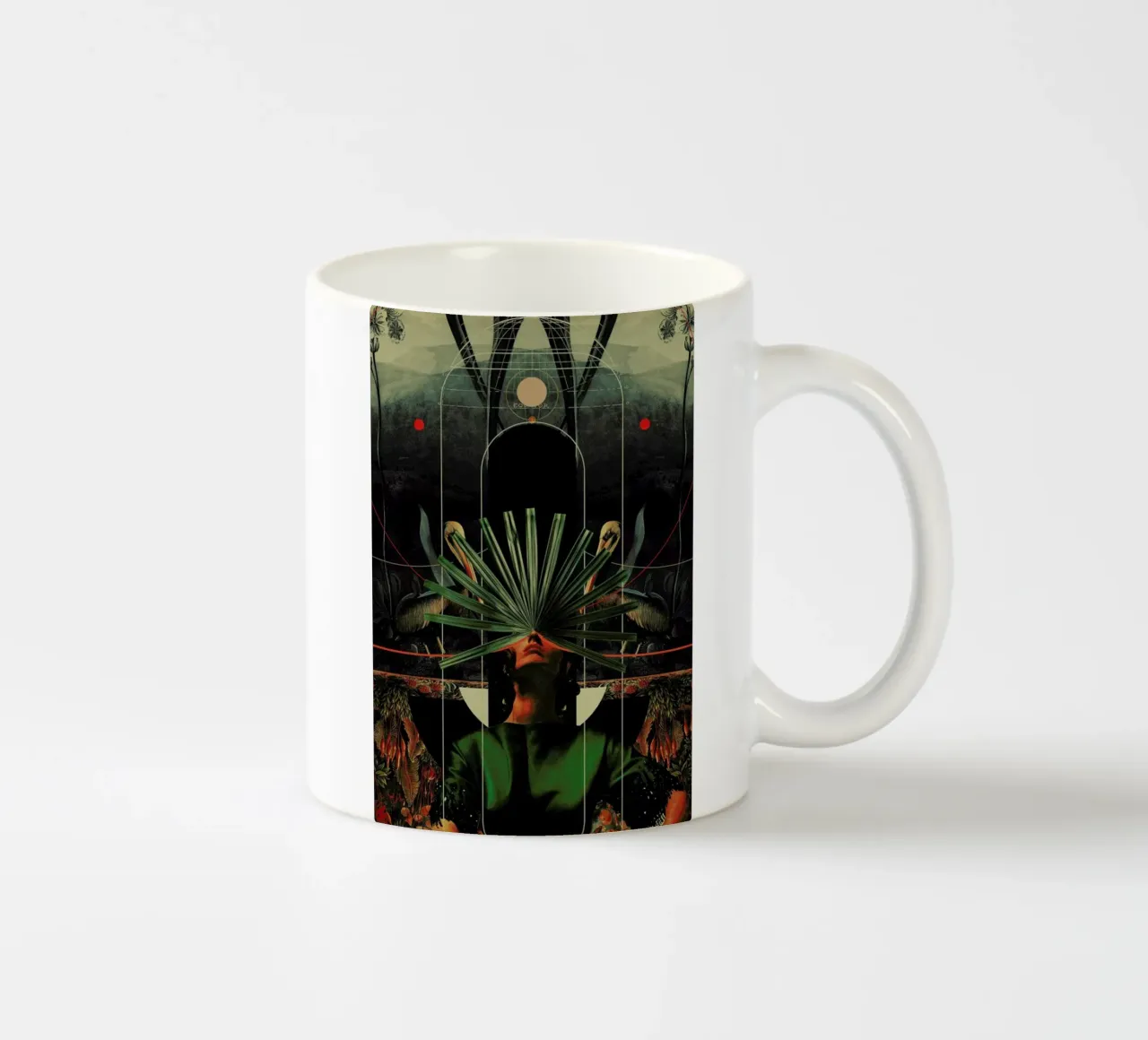 She Saw The Equator tazza in ceramica da Frank Moth