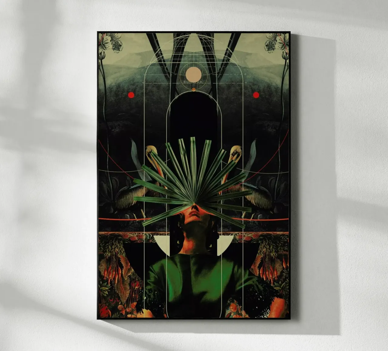 She Saw The Equator acrylic glass by Frank Moth