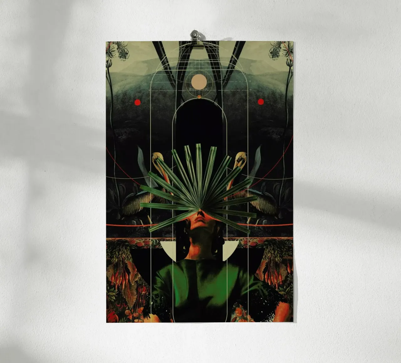 She Saw The Equator carta hahnemühle da Frank Moth