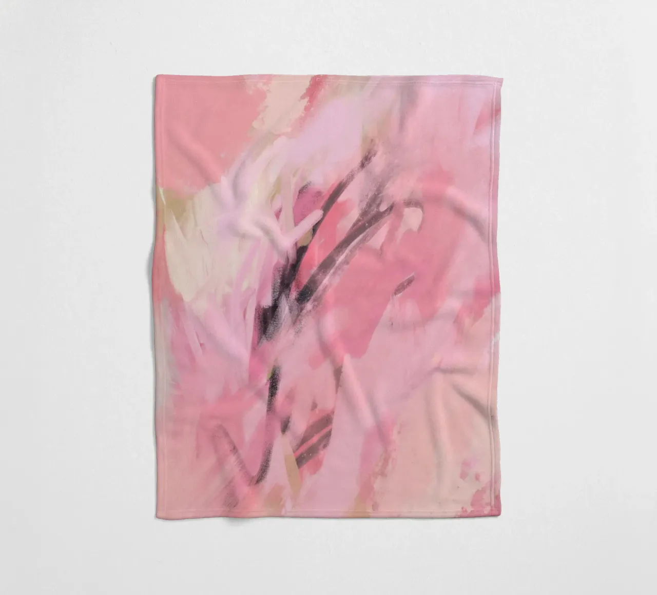 Abstract Painting Pink Palette coperta in pile da GraceDigitalArtCo