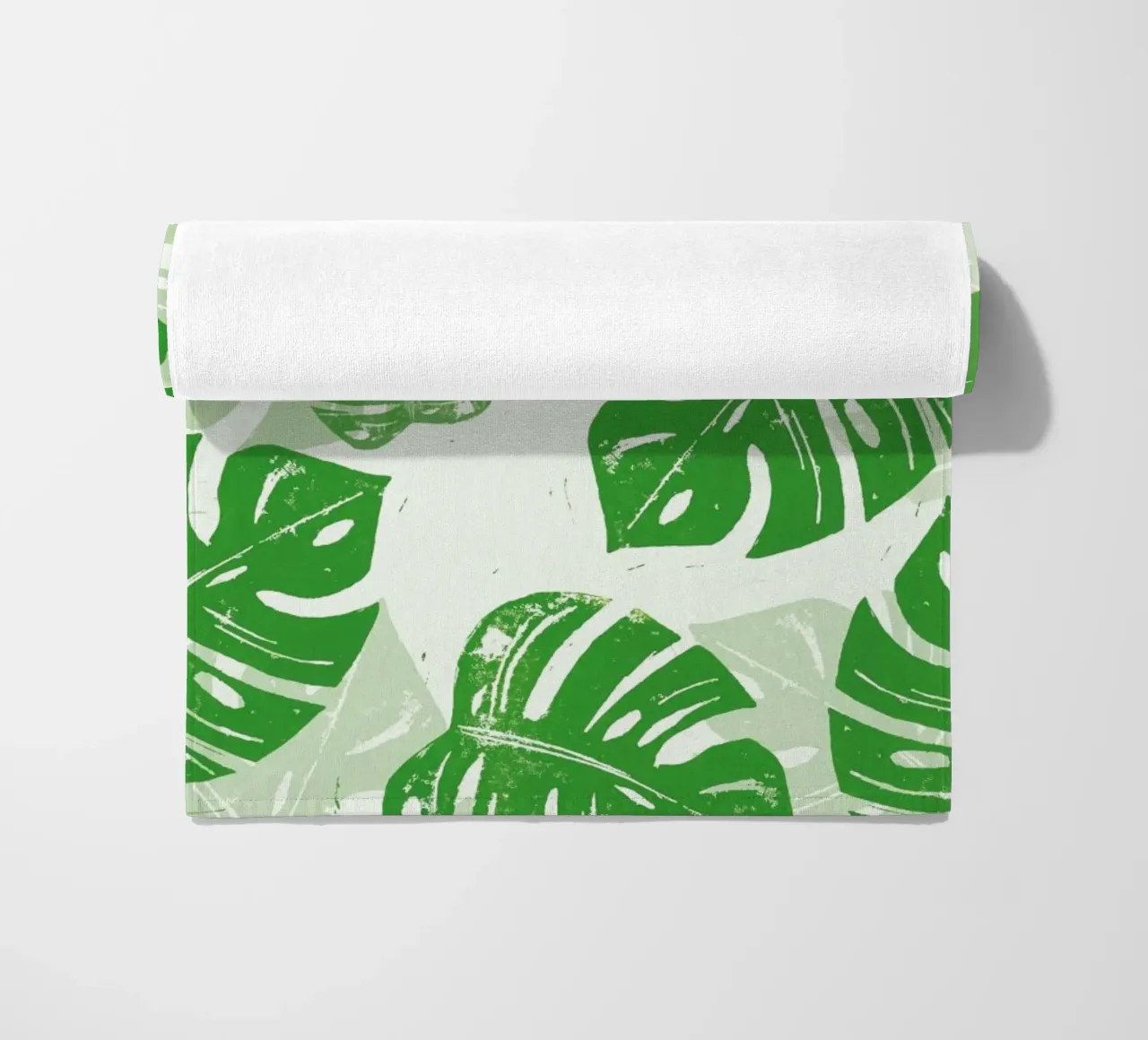 Linocut Monstera telo mare da Bianca Green