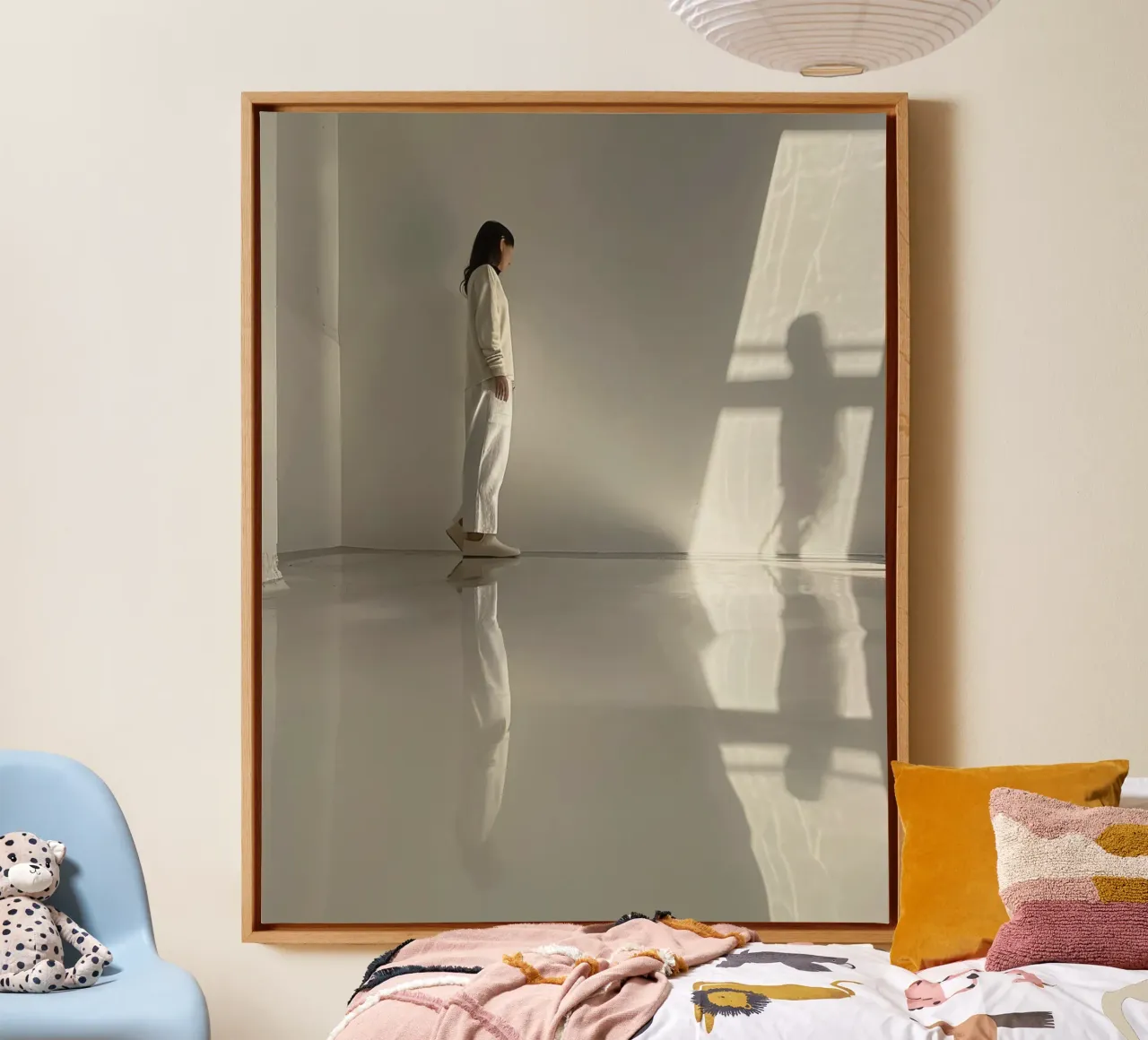 Holistic Presence canvas with Floater frame by PhotoVibe Decor