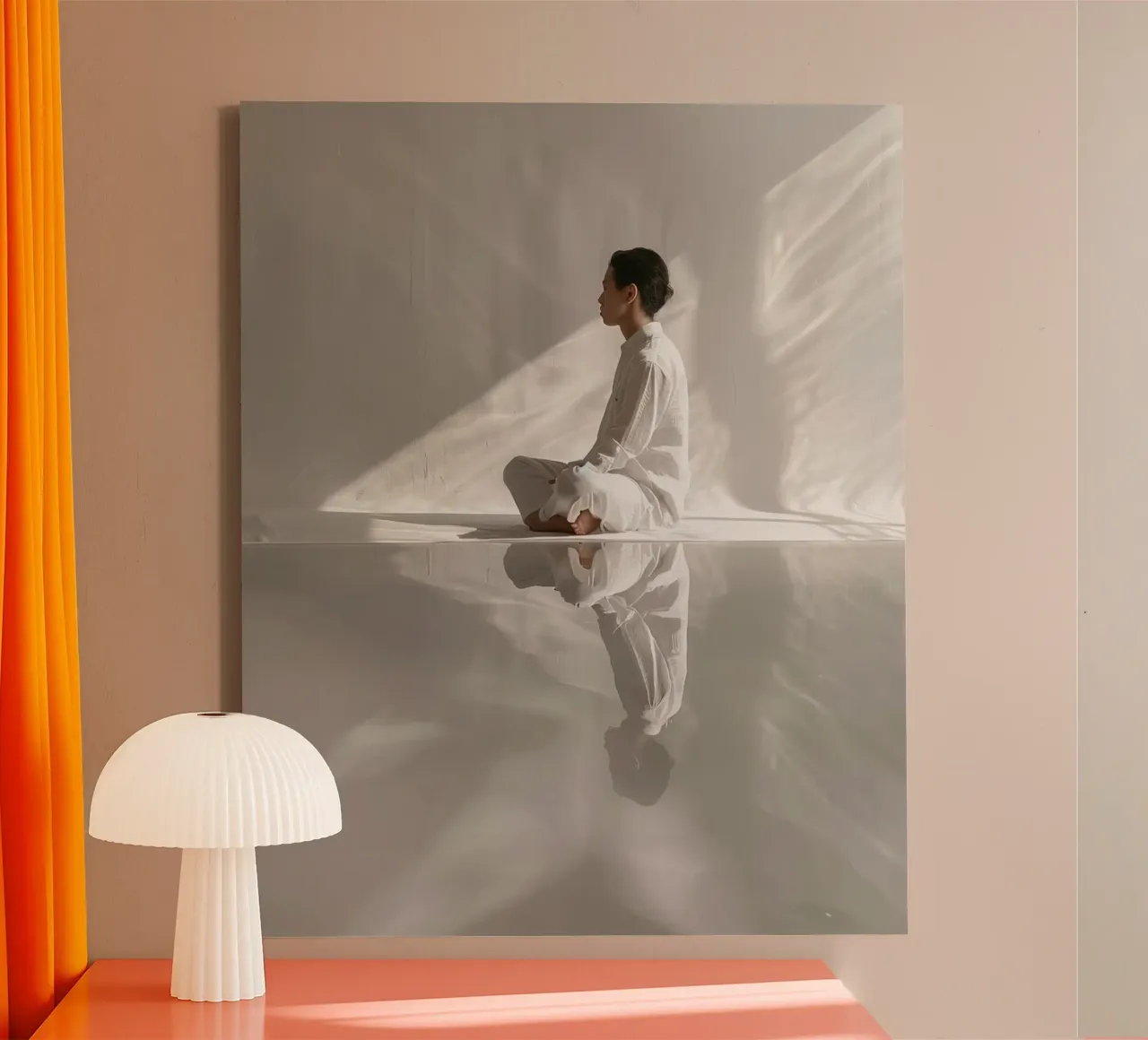 Holistic Presence canvas with Floater frame by PhotoVibe Decor