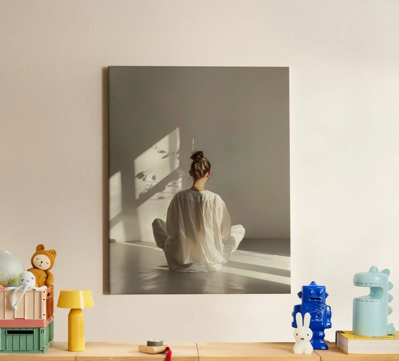 Holistic Presence canvas with Floater frame by PhotoVibe Decor