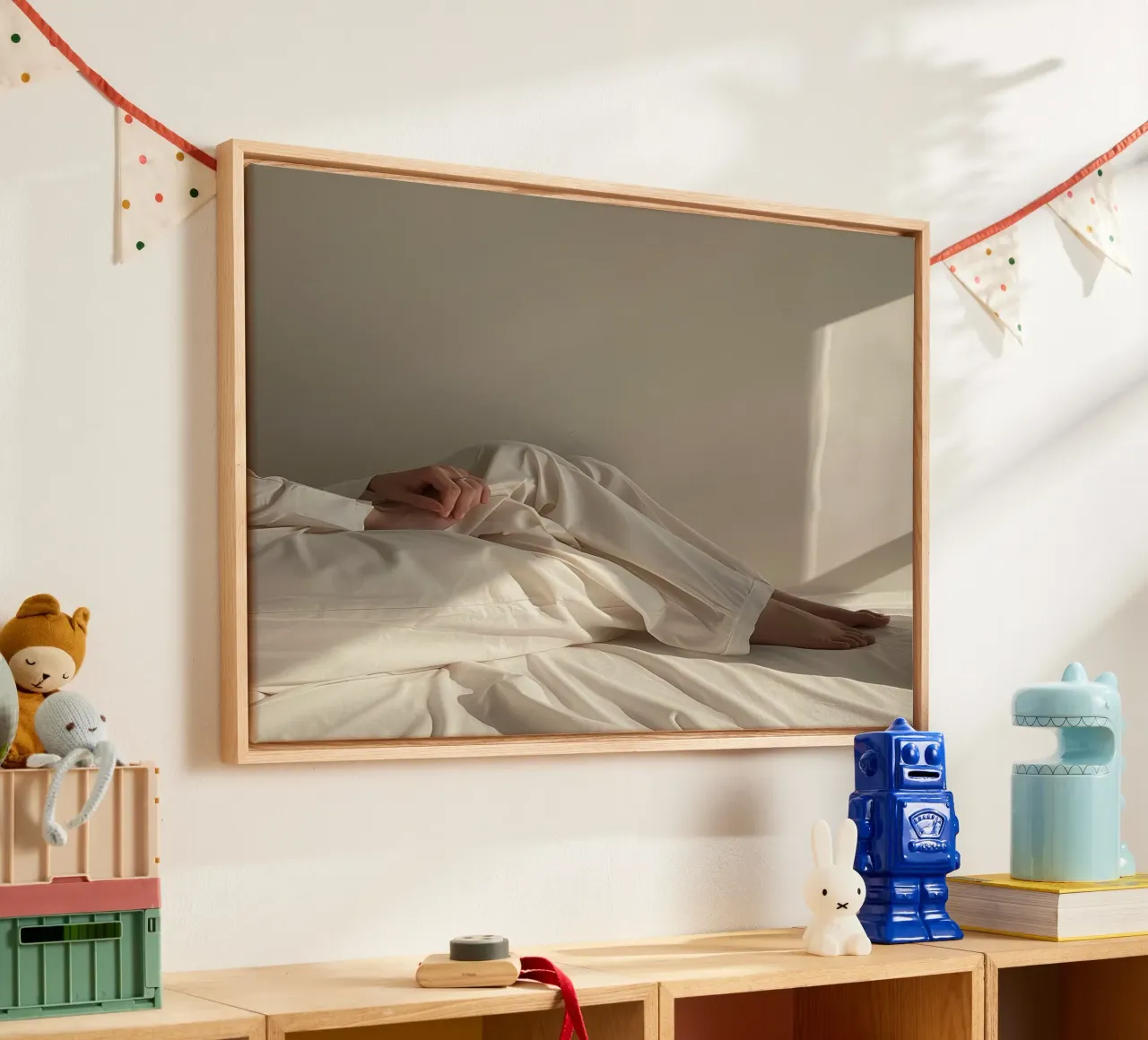 Holistic Presence canvas with Floater frame by PhotoVibe Decor