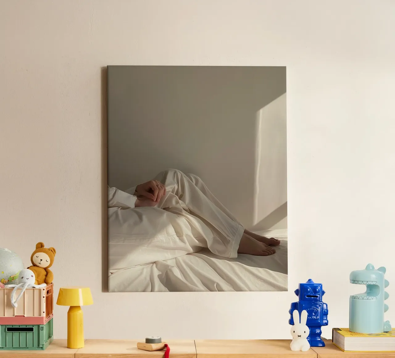 Holistic Presence canvas with Floater frame by PhotoVibe Decor