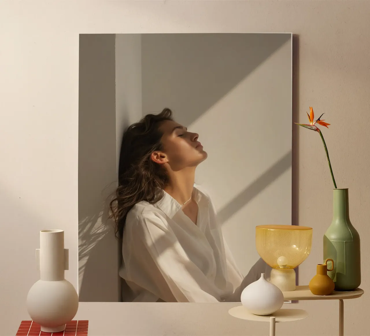 Holistic Presence canvas with Floater frame by PhotoVibe Decor