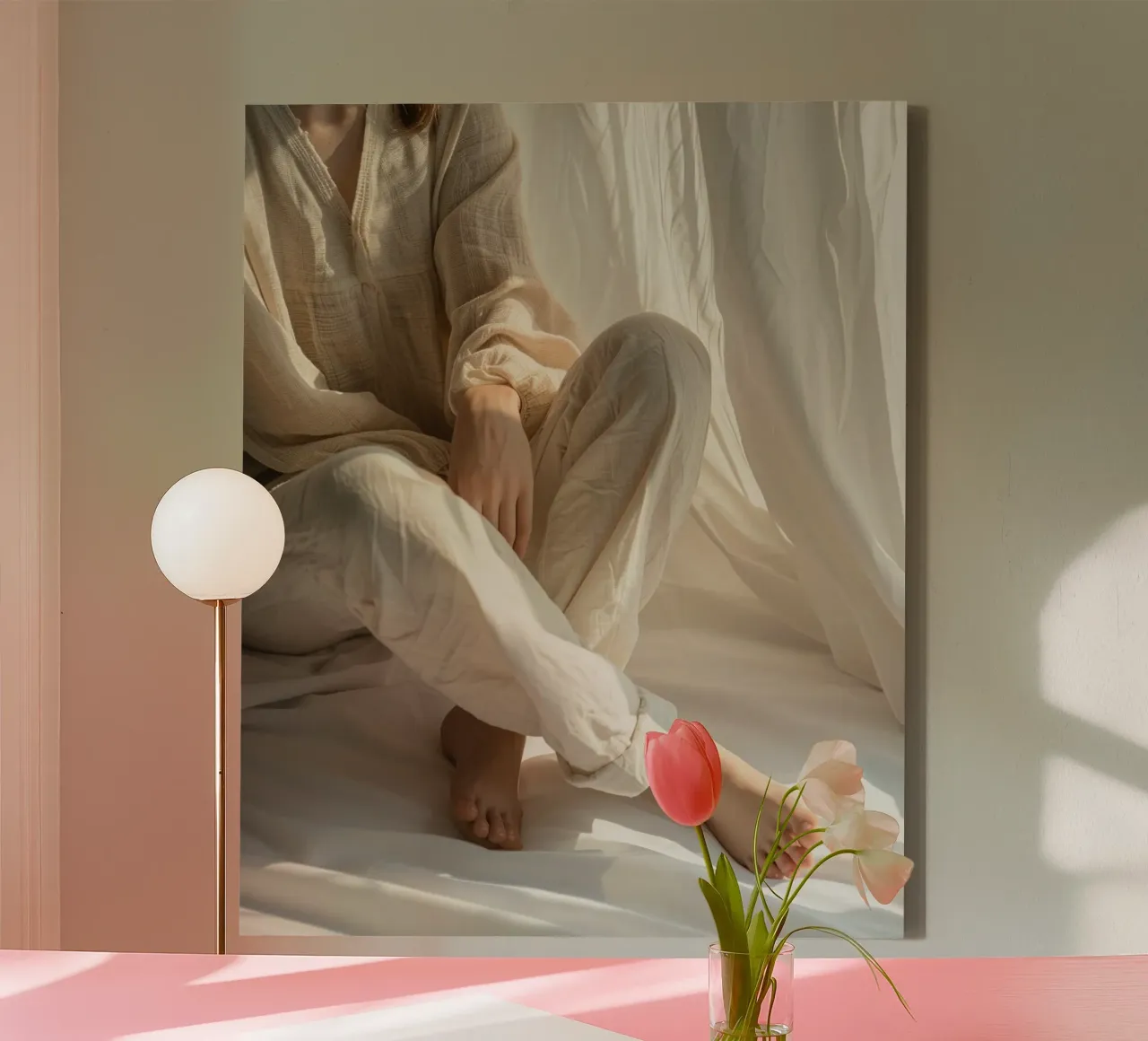 Holistic Presence canvas with Floater frame by PhotoVibe Decor
