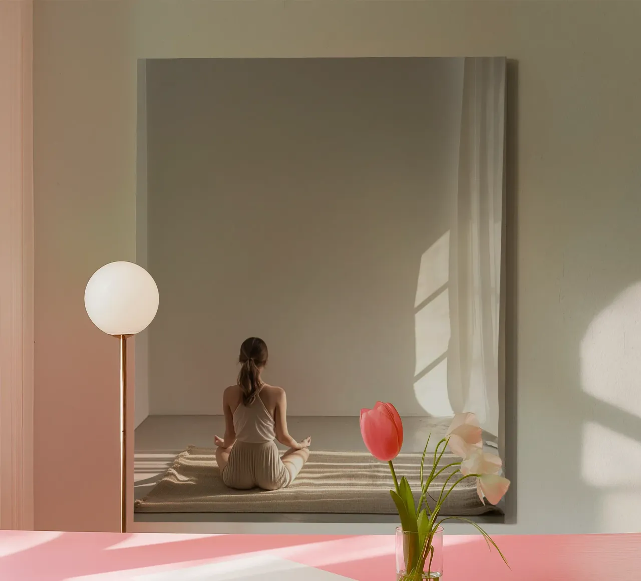 Holistic Presence canvas with Floater frame by PhotoVibe Decor