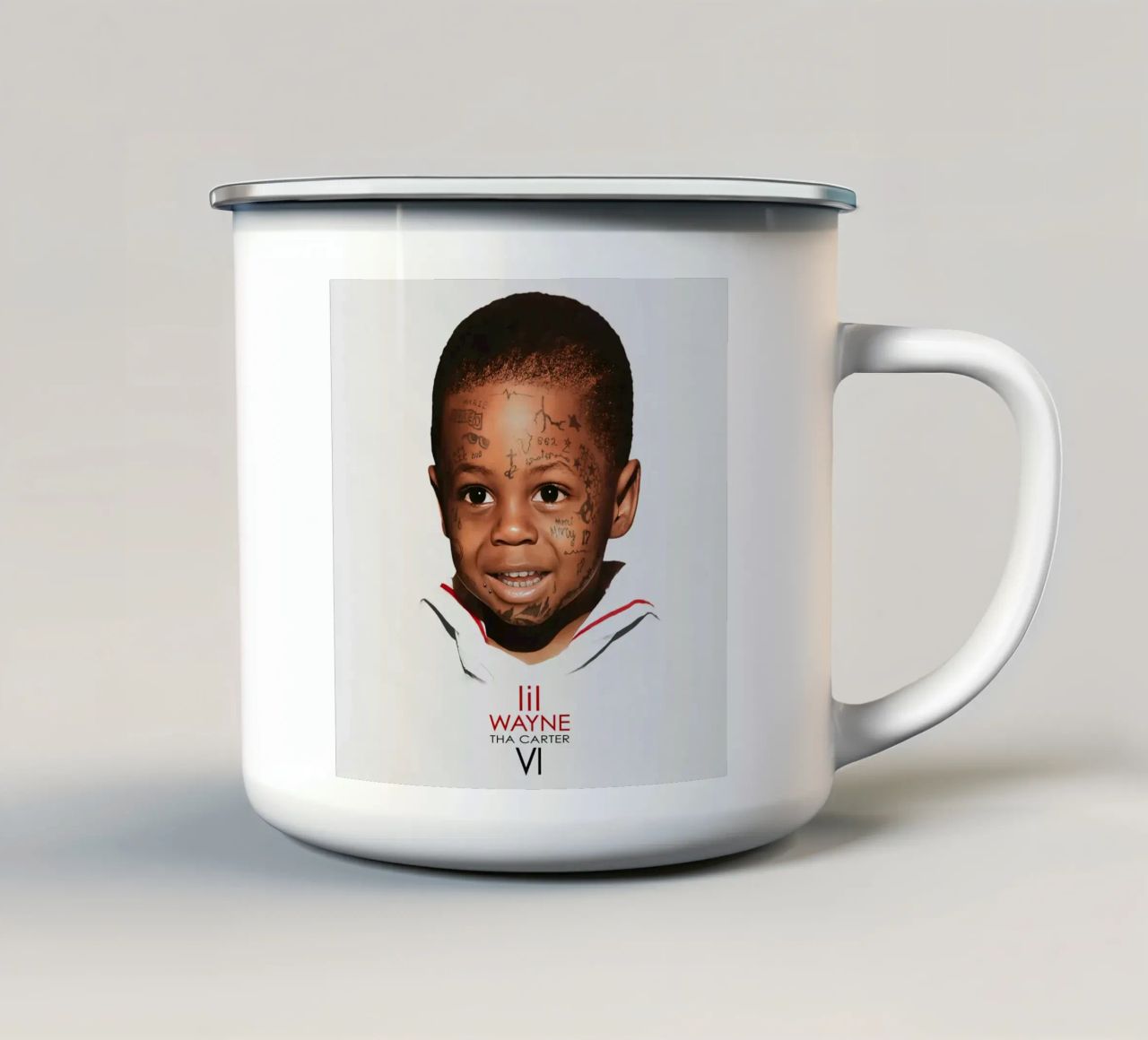 Tha Carter Vl tazza in smalto da Daviess-Rond