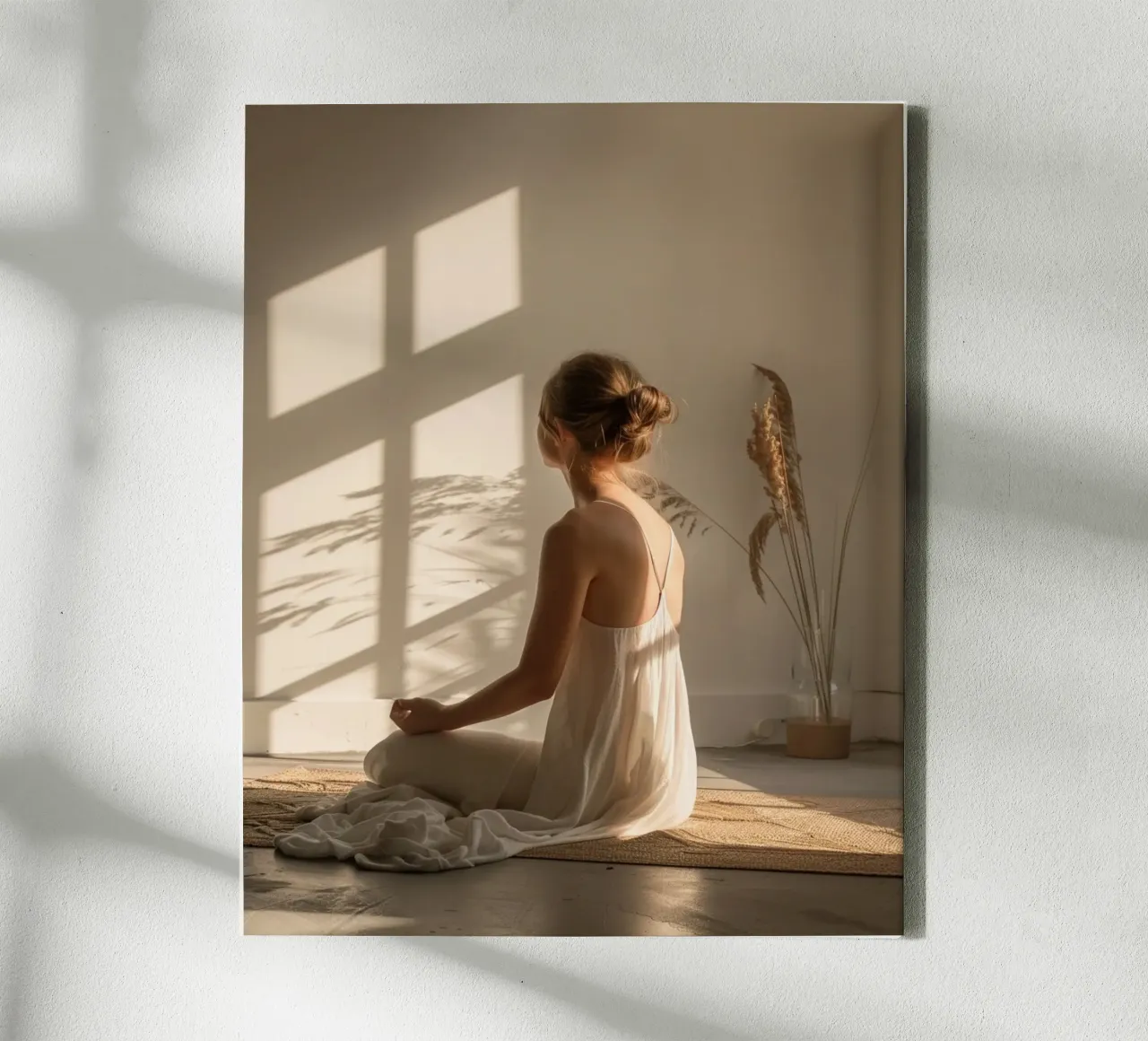 Holistic Presence canvas with Floater frame by PhotoVibe Decor