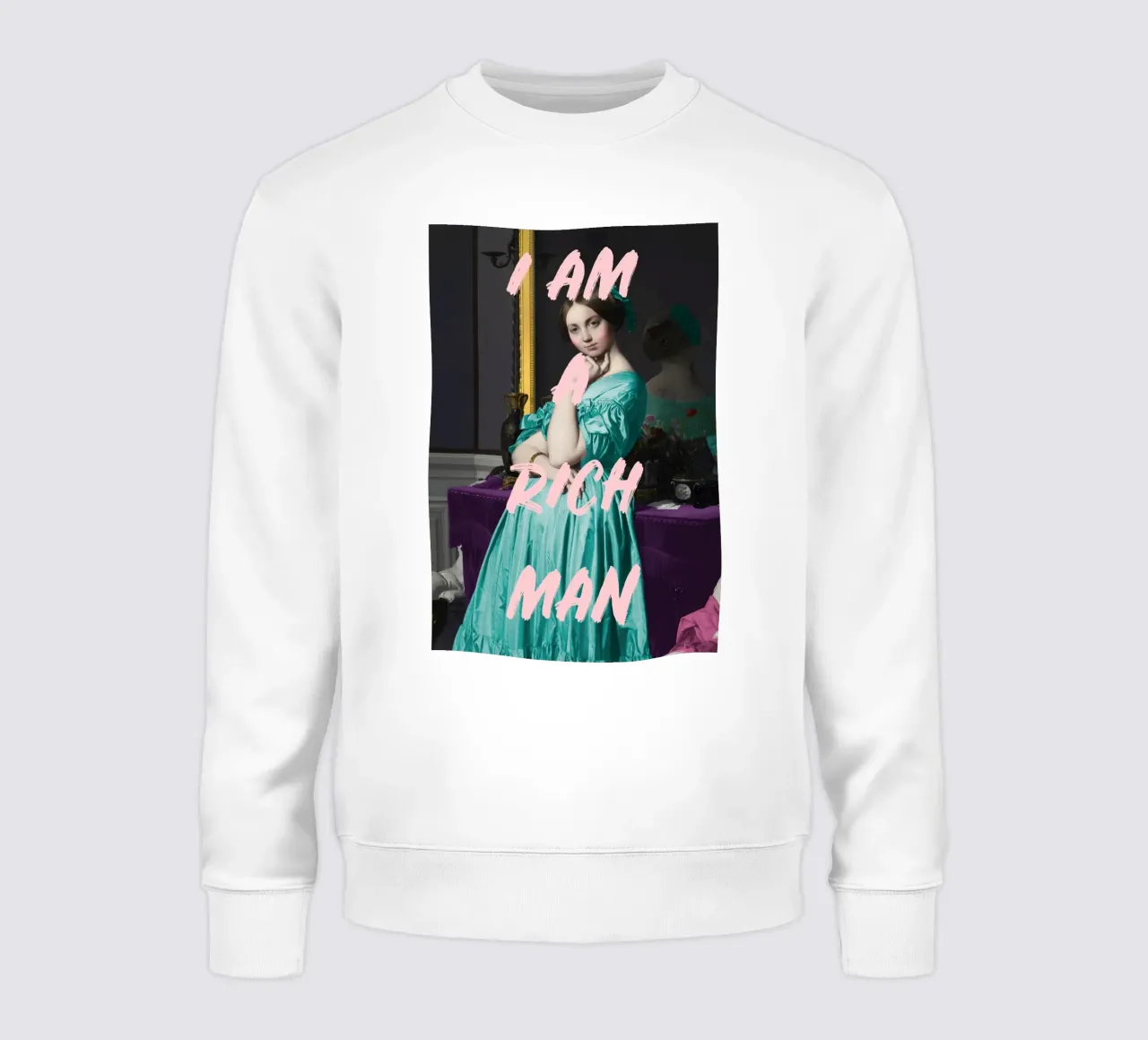 Rich Man Mint Art felpa da GraceDigitalArtCo