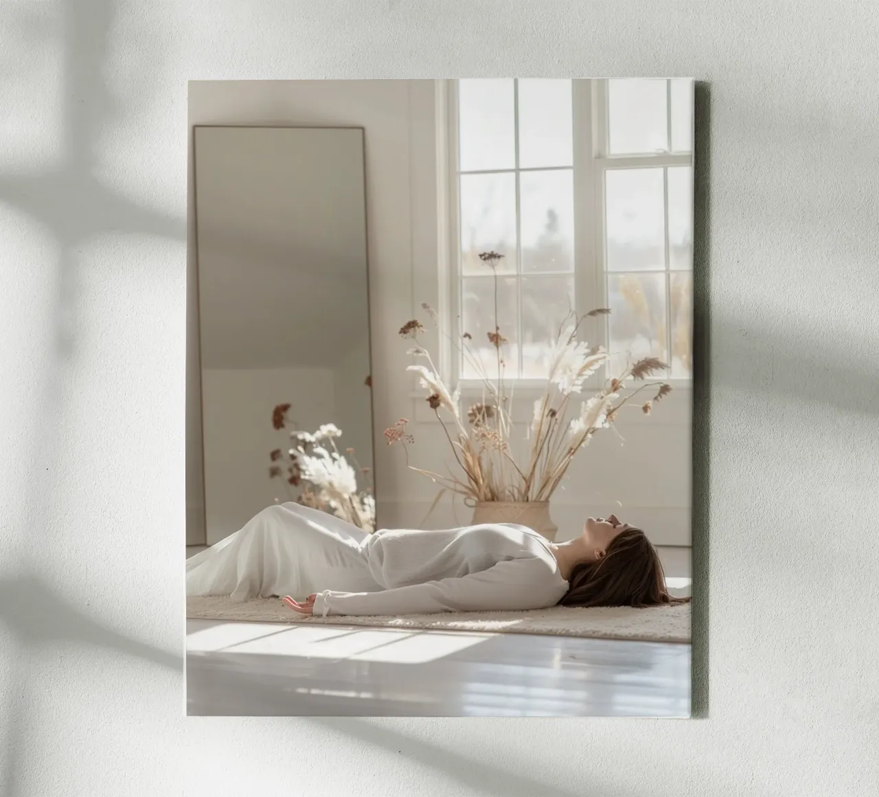 Holistic Presence canvas with Floater frame by PhotoVibe Decor