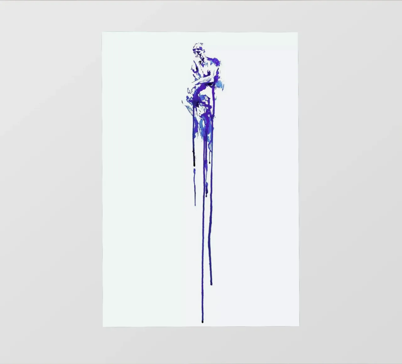 This One Fleeting Thought telo in pvc da Marc Allante