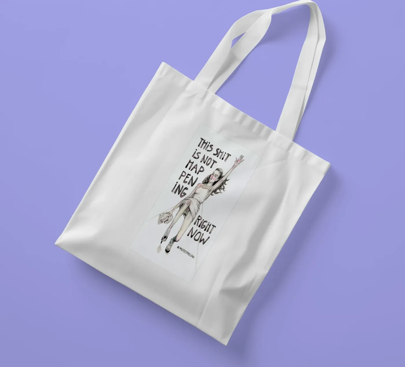 Models Falling 1 tote bag by Meegan Barnes