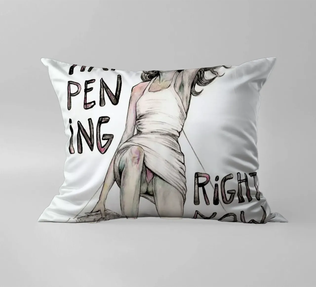 Models Falling 1 cuscino da Meegan Barnes