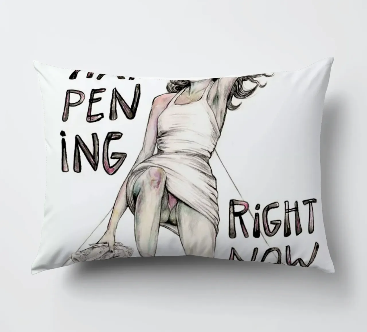 Models Falling 1 cuscino da Meegan Barnes