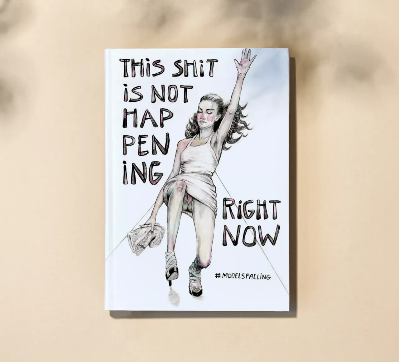 Models Falling 1 notebook by Meegan Barnes